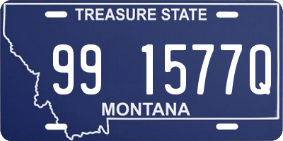 MT license plate 991577Q