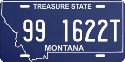 MT license plate 991622T