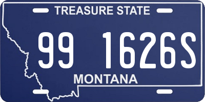 MT license plate 991626S