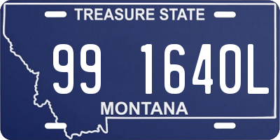 MT license plate 991640L