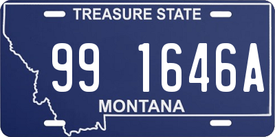 MT license plate 991646A