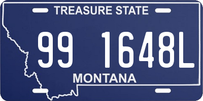 MT license plate 991648L