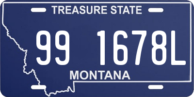 MT license plate 991678L