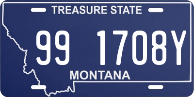 MT license plate 991708Y