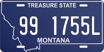 MT license plate 991755L