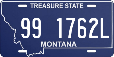 MT license plate 991762L