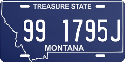 MT license plate 991795J