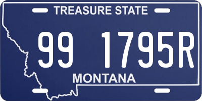 MT license plate 991795R