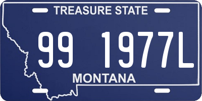 MT license plate 991977L