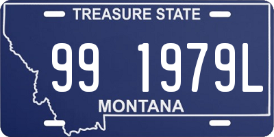 MT license plate 991979L