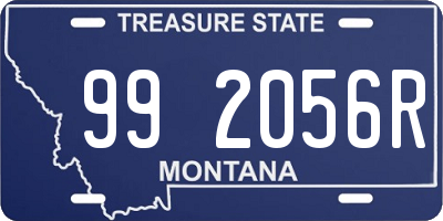 MT license plate 992056R