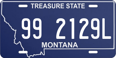 MT license plate 992129L