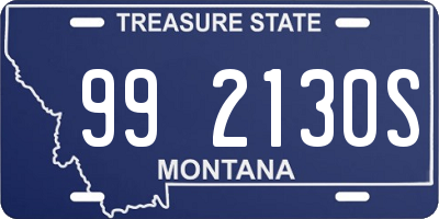 MT license plate 992130S