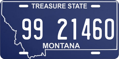 MT license plate 992146O