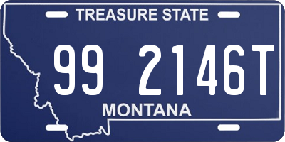 MT license plate 992146T