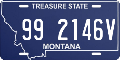 MT license plate 992146V