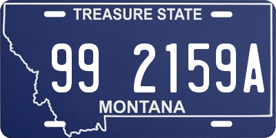 MT license plate 992159A