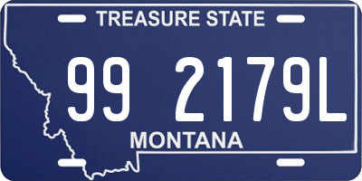 MT license plate 992179L