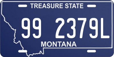 MT license plate 992379L