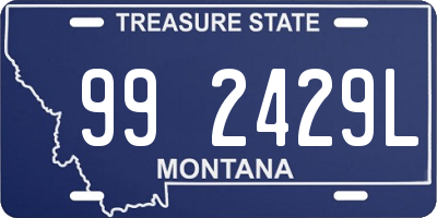 MT license plate 992429L