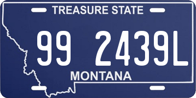 MT license plate 992439L