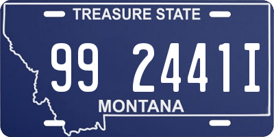 MT license plate 992441I