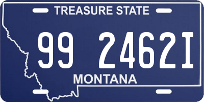 MT license plate 992462I