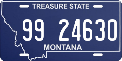 MT license plate 992463O