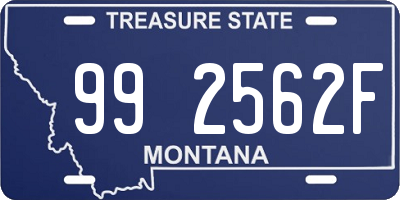 MT license plate 992562F