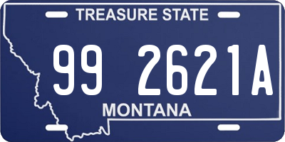 MT license plate 992621A