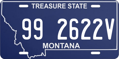 MT license plate 992622V