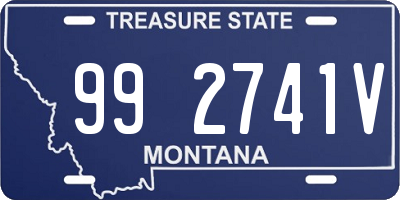 MT license plate 992741V