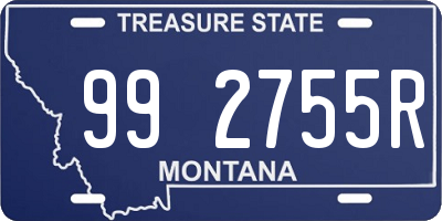 MT license plate 992755R