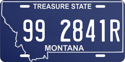 MT license plate 992841R