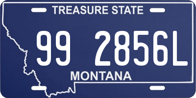 MT license plate 992856L