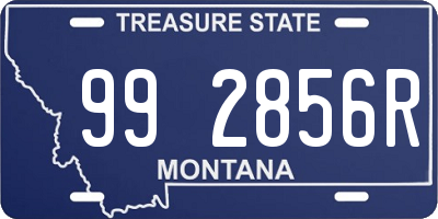 MT license plate 992856R