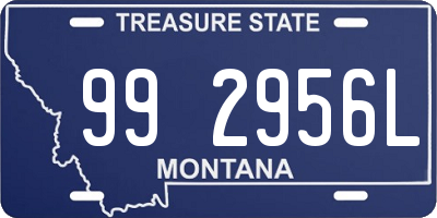 MT license plate 992956L