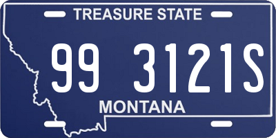 MT license plate 993121S