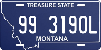 MT license plate 993190L