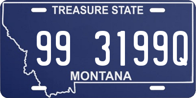 MT license plate 993199Q