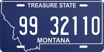 MT license plate 993211O