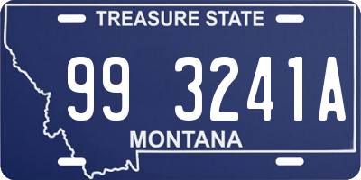 MT license plate 993241A