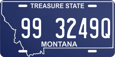 MT license plate 993249Q