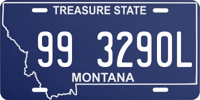 MT license plate 993290L