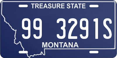 MT license plate 993291S