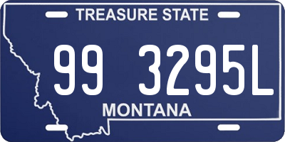 MT license plate 993295L