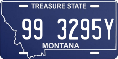 MT license plate 993295Y