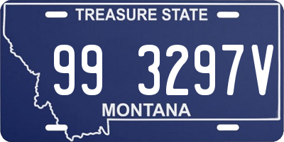 MT license plate 993297V