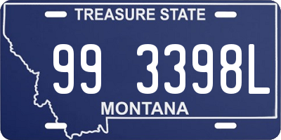 MT license plate 993398L