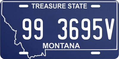 MT license plate 993695V